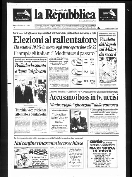 Il lunedì de La repubblica